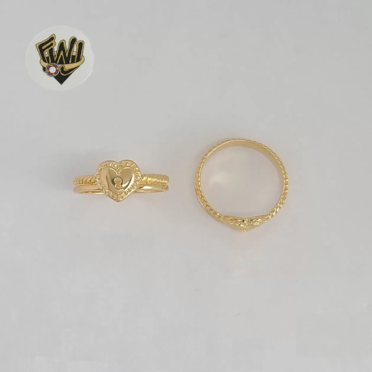 (1-3028-3) Gold Laminate - Heart Ring - BGF