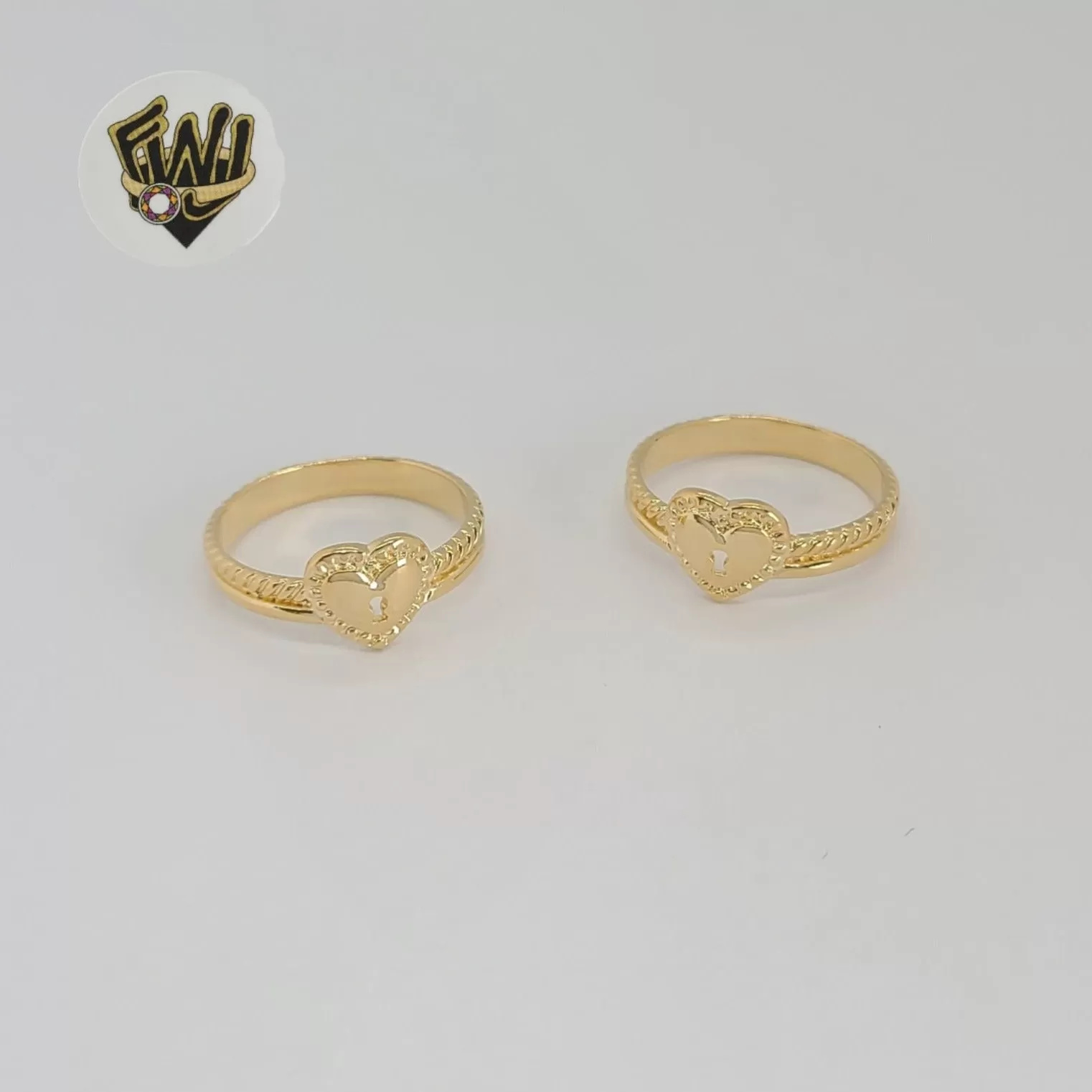 (1-3028-3) Gold Laminate - Heart Ring - BGF