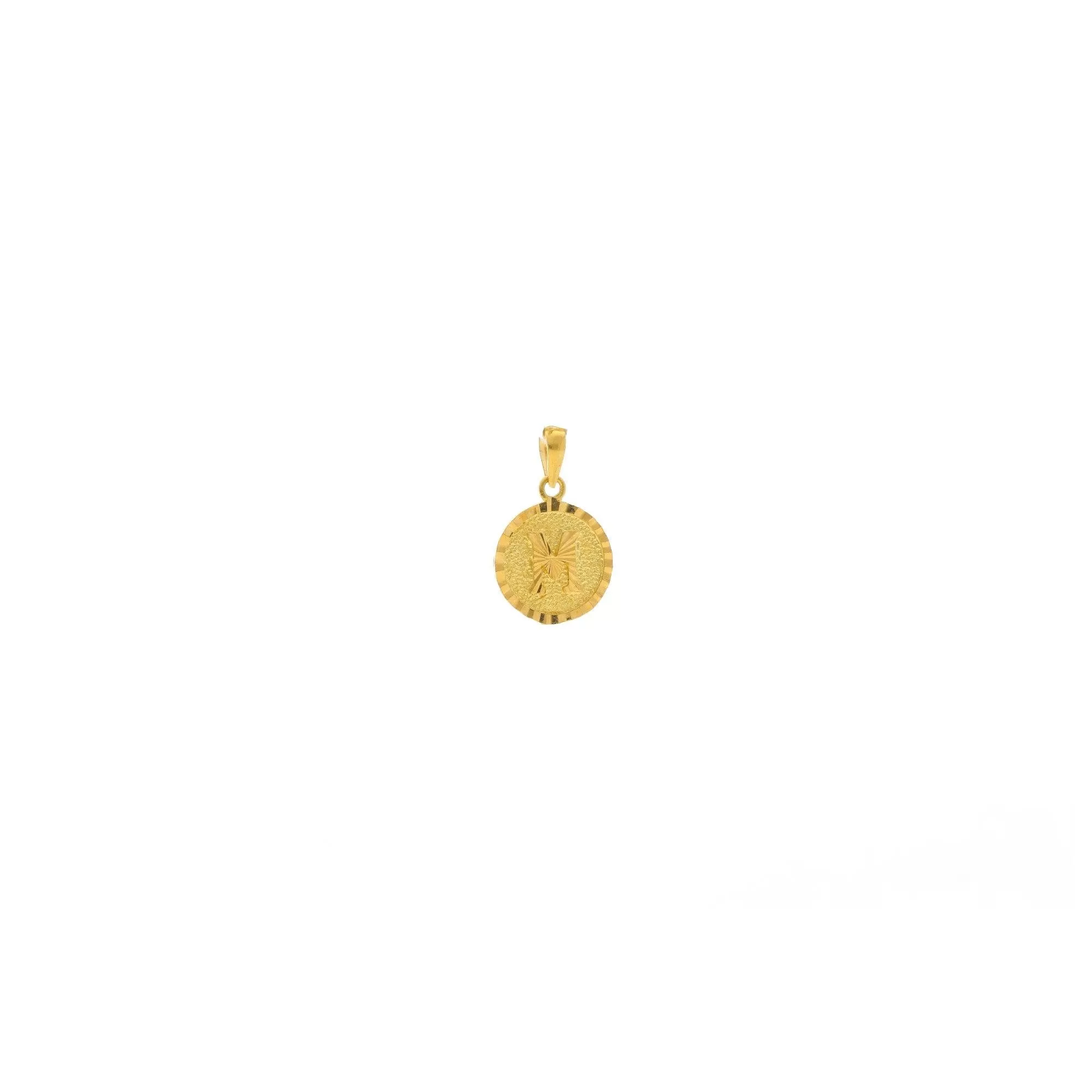 22K Gold Medallion Pendant