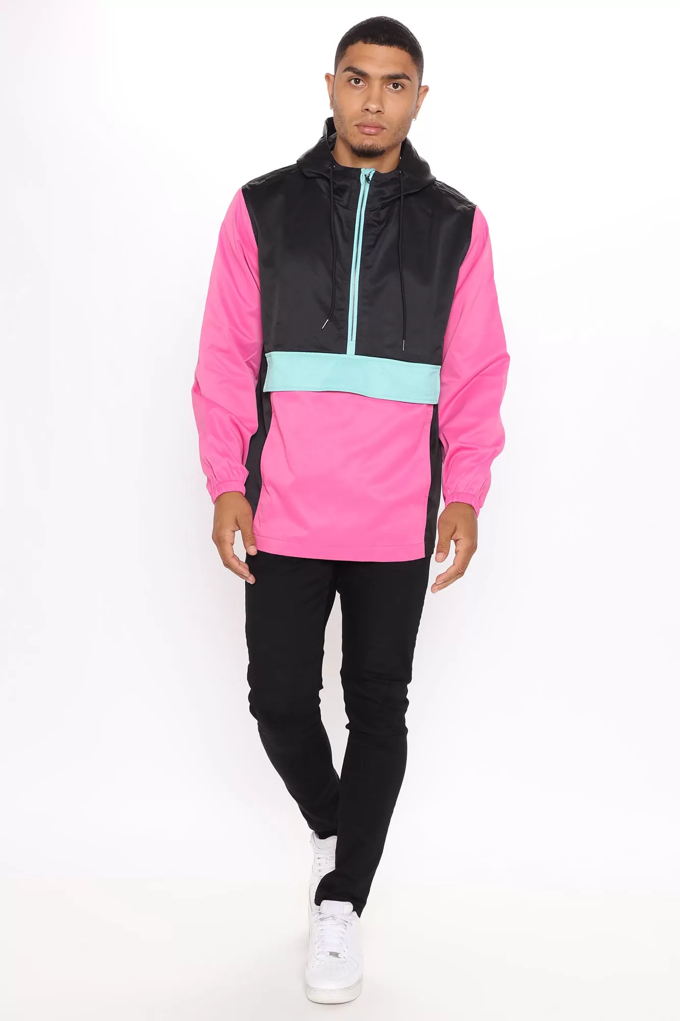 80s Vibe Casual Jacket - Black/combo