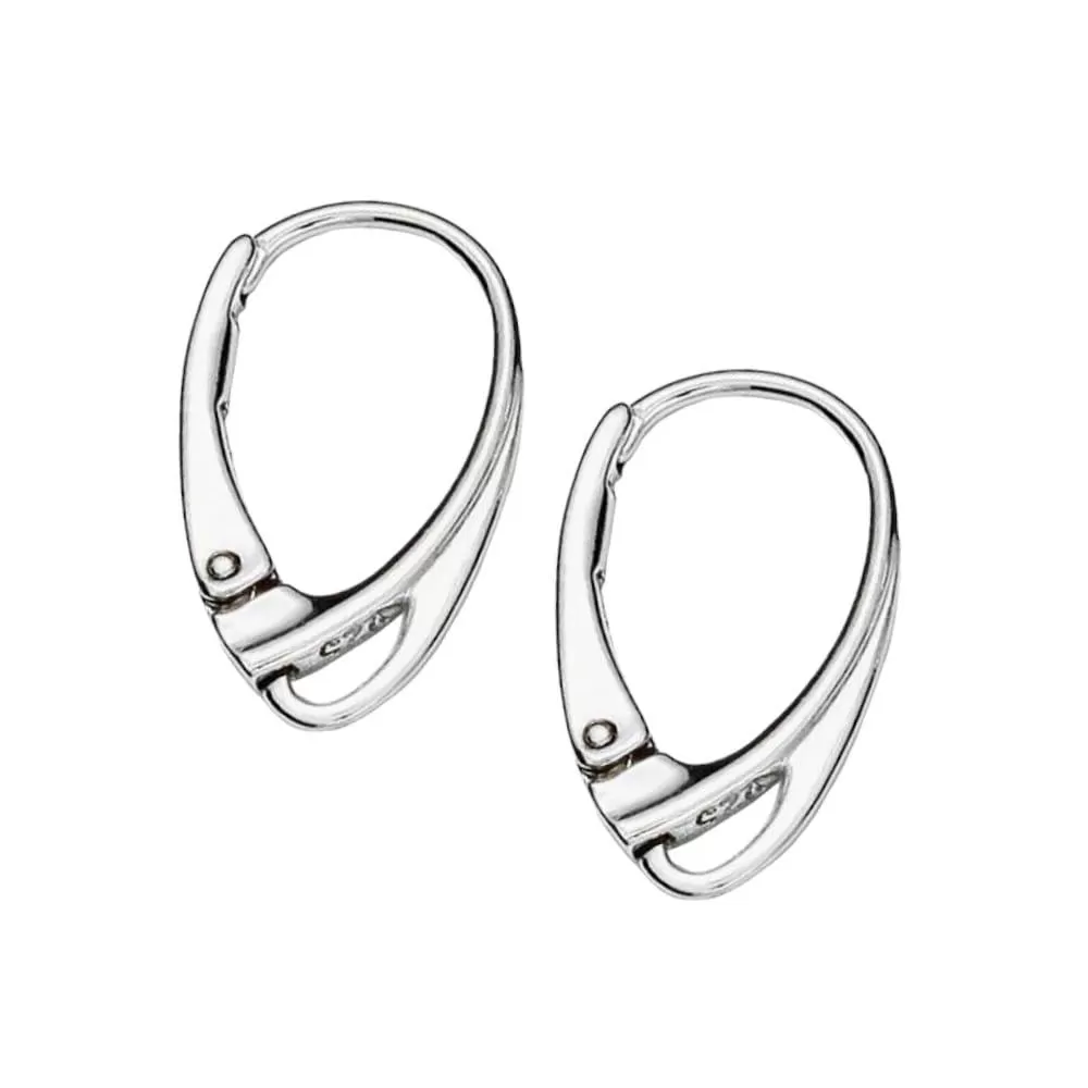 .925 Sterling Silver Lever Back Earring Findings (1 Pair)