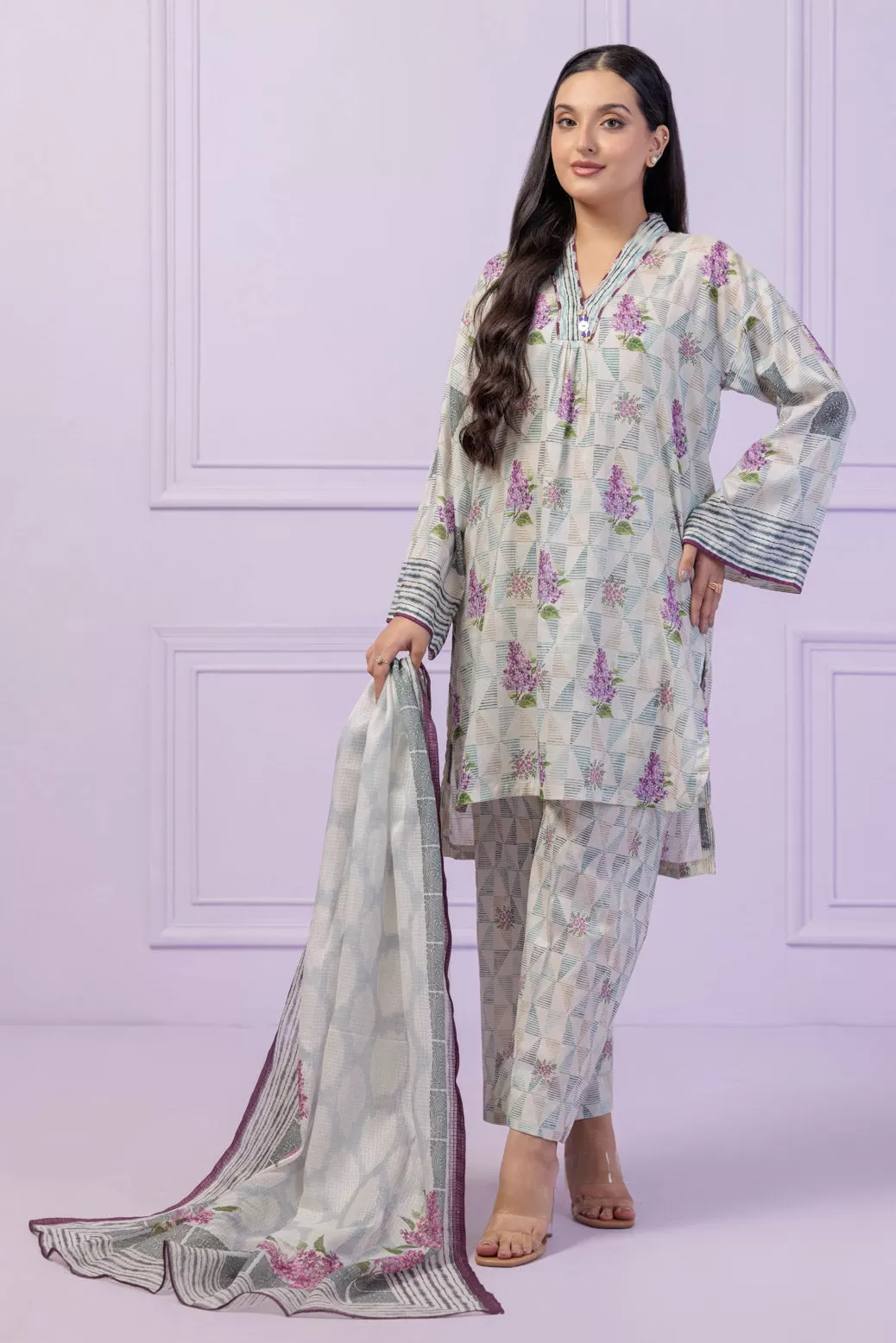 A-GREY-LAWN-3 PIECE (1S24B3P004) BIN 99 R11