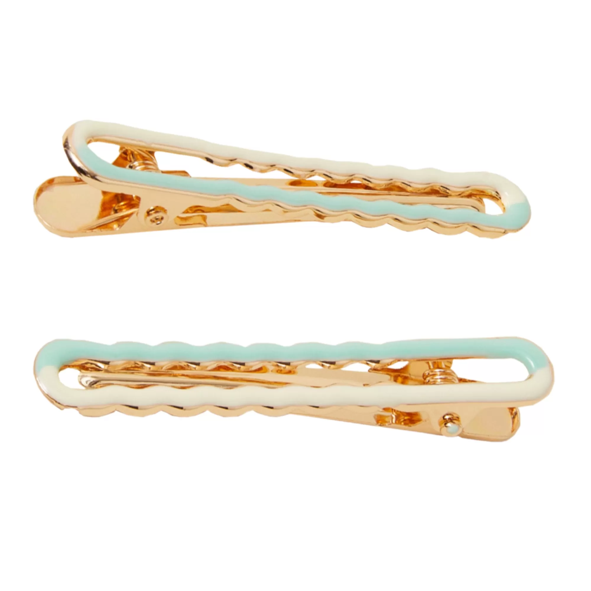 Accessorize London Women's Multi Two-Tone Hair Clips 2-Pack