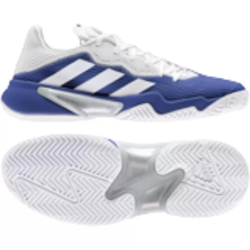 Adidas Barricade Tennis Shoes  - Team Royal Blue/White/Silver Met