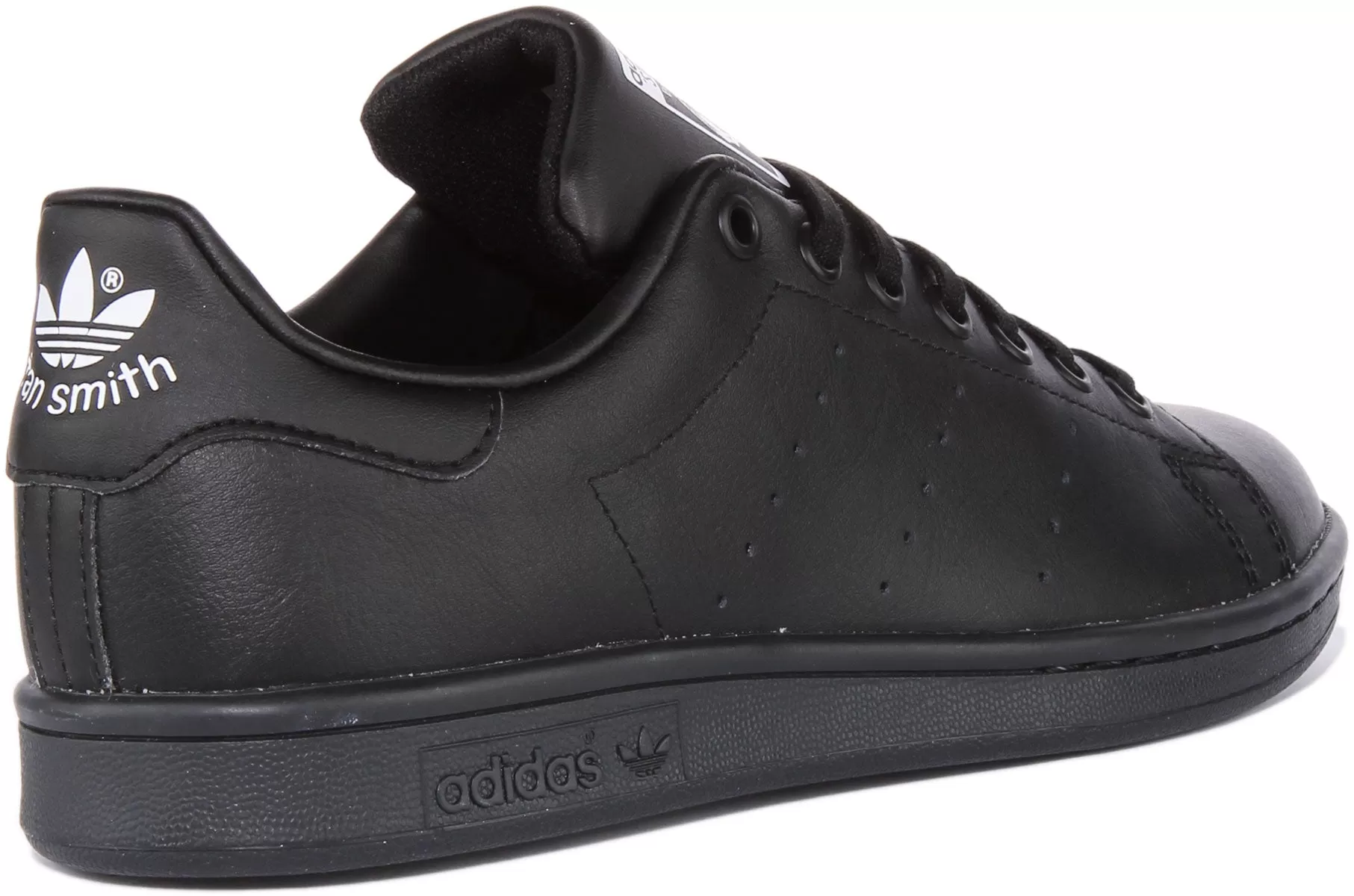 Adidas Stan Smith J In Black For Junior