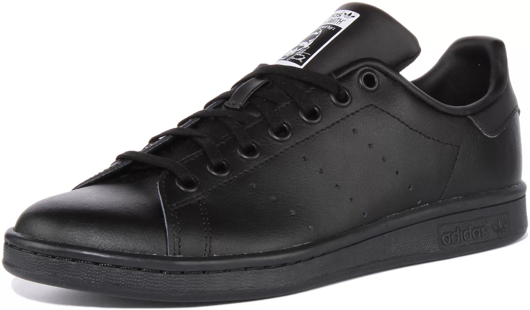 Adidas Stan Smith J In Black For Junior