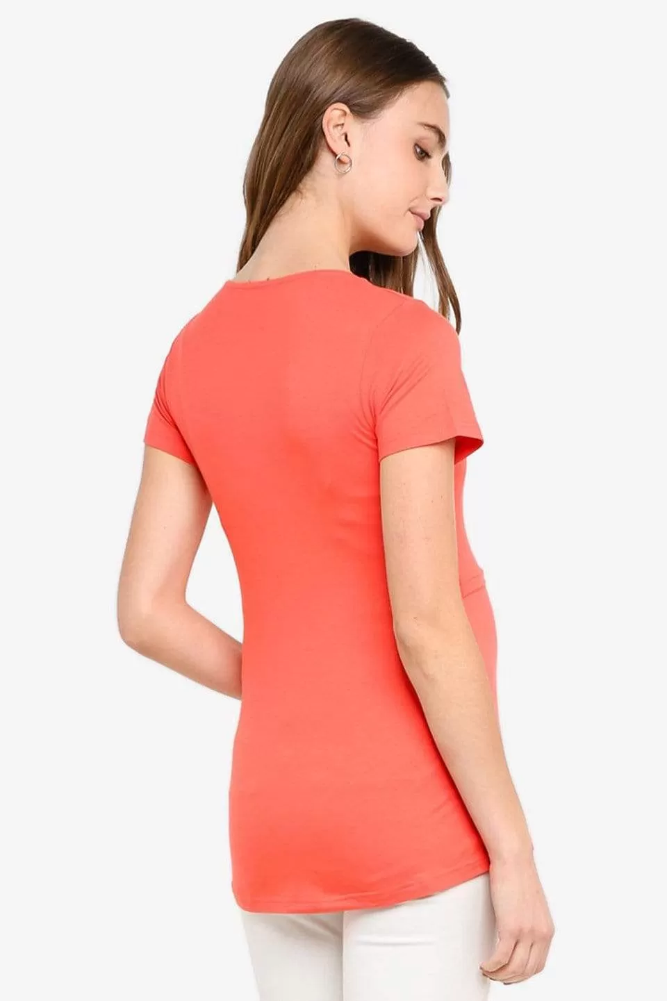 Aggie Empire Top Coral