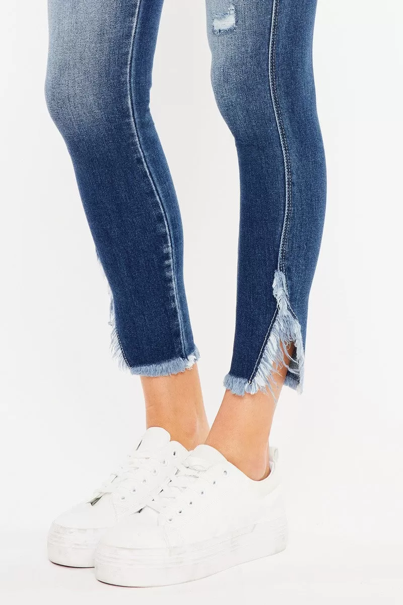 Allie - A Pair o Gemma High Rise Ankle Jeans