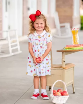 Back To school Float Girl dress Pima Cotton