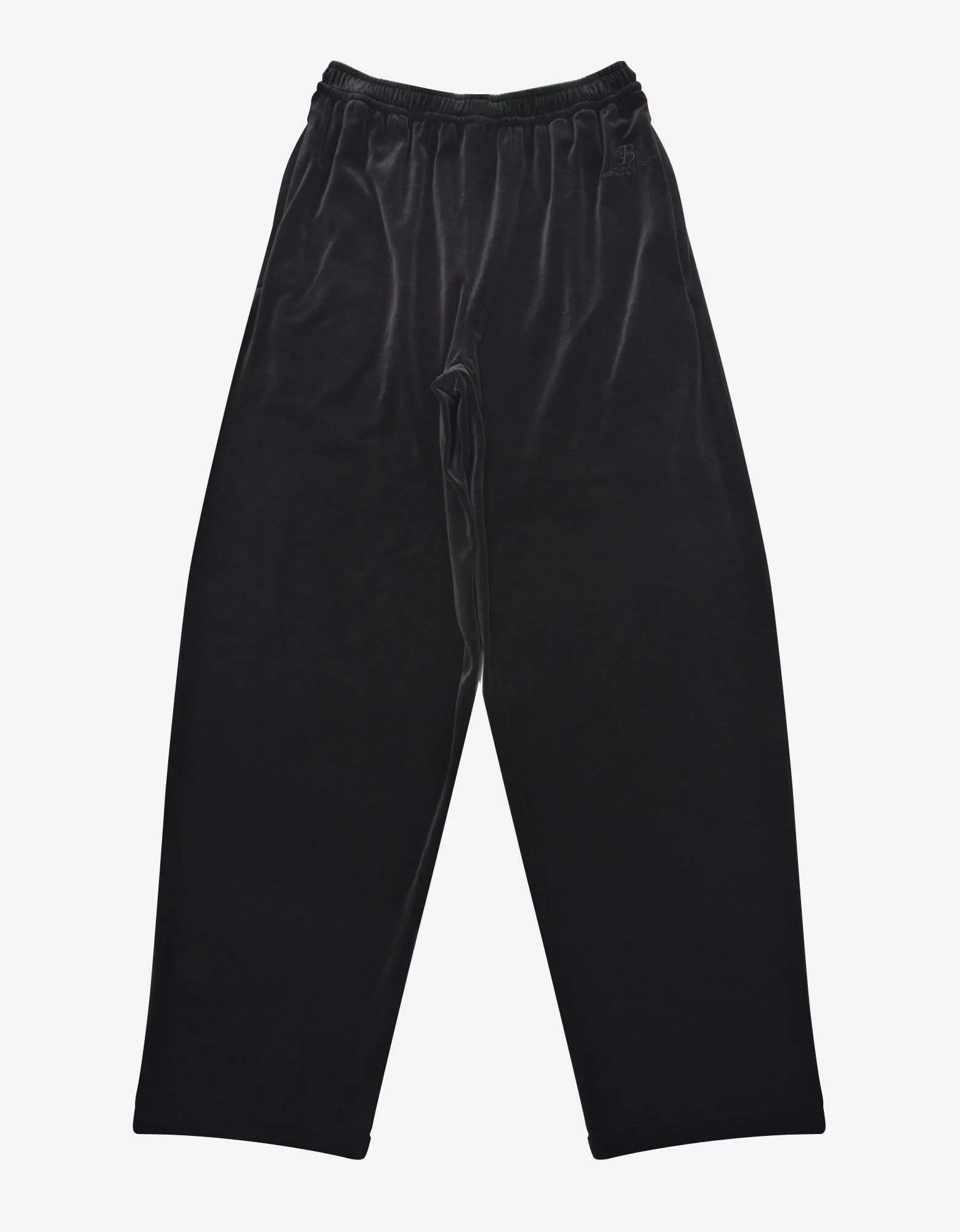 Balenciaga Black Soft Tracksuit Pants