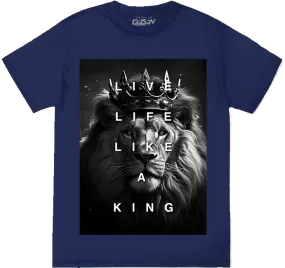 BIG GUY LIVE LIKE A KING TEE