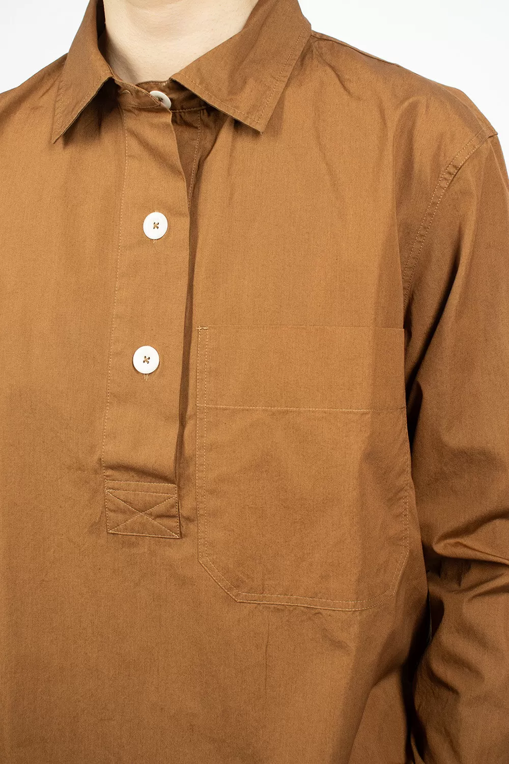 Big Pocket Swing Shirt Tobacco