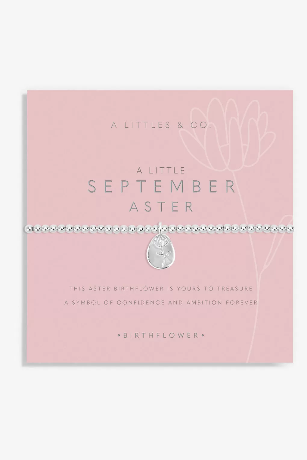 Birth Flower Stretch Bracelet | 12 Months