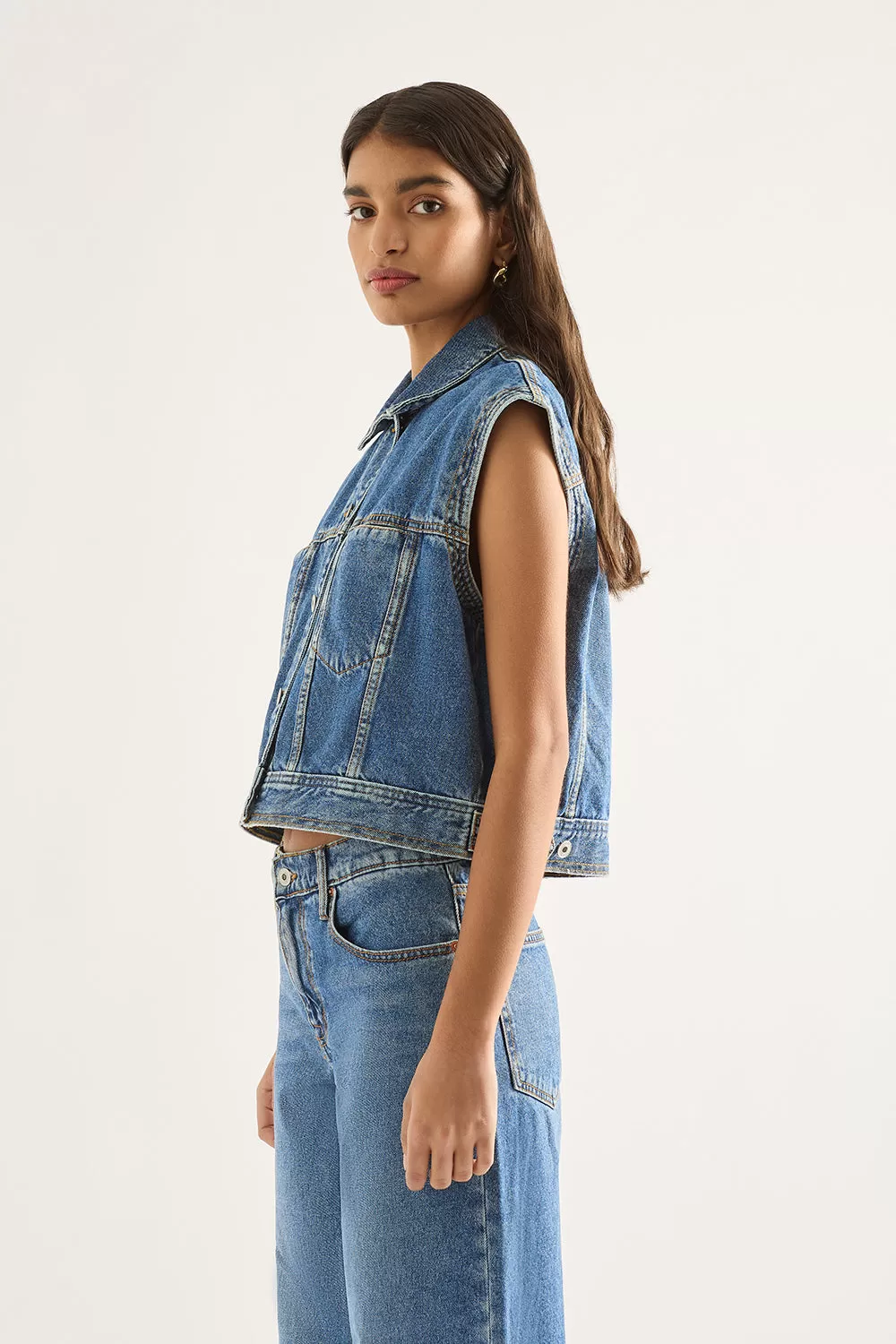 Blake Cropped Vest