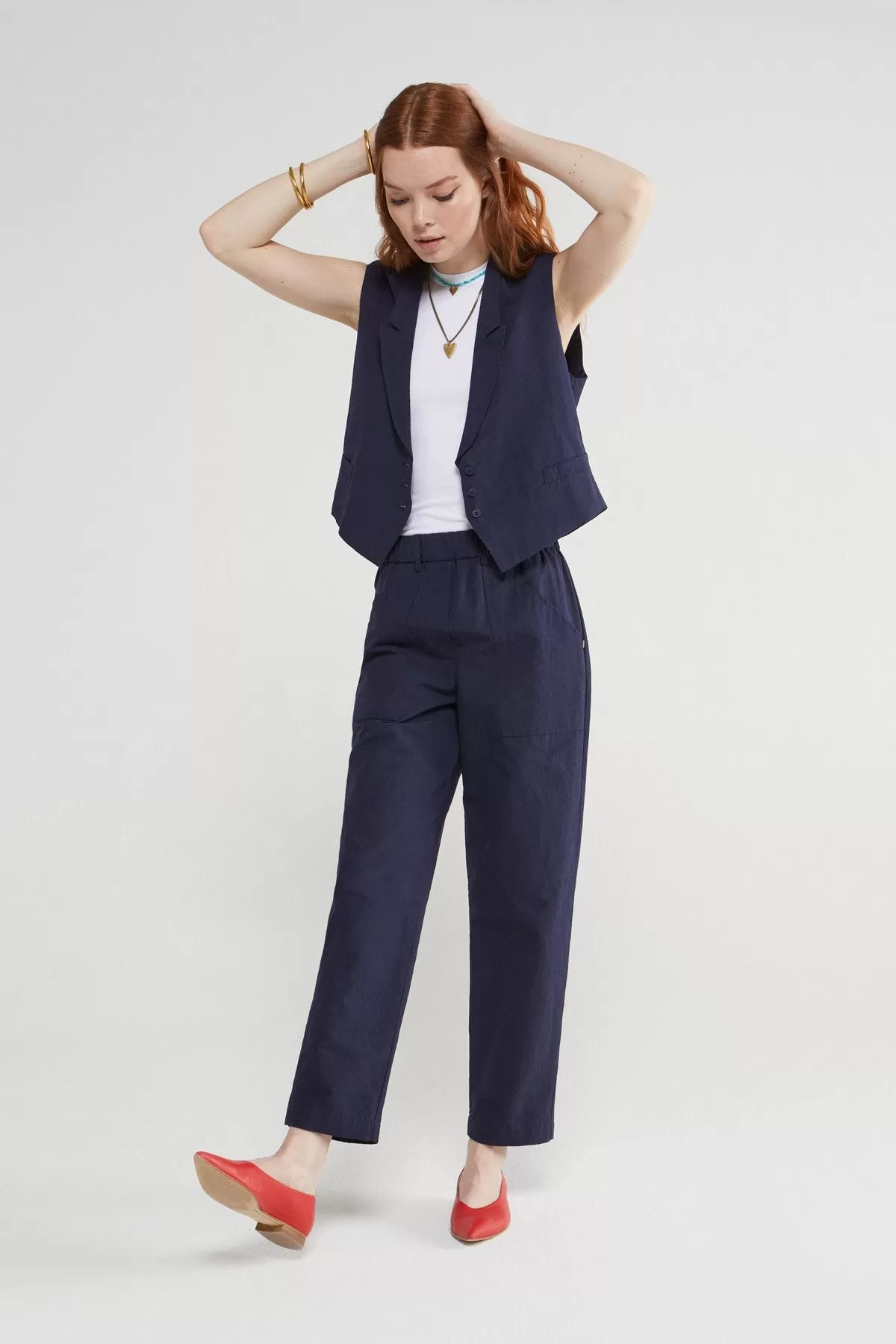 Blue Linda Trousers