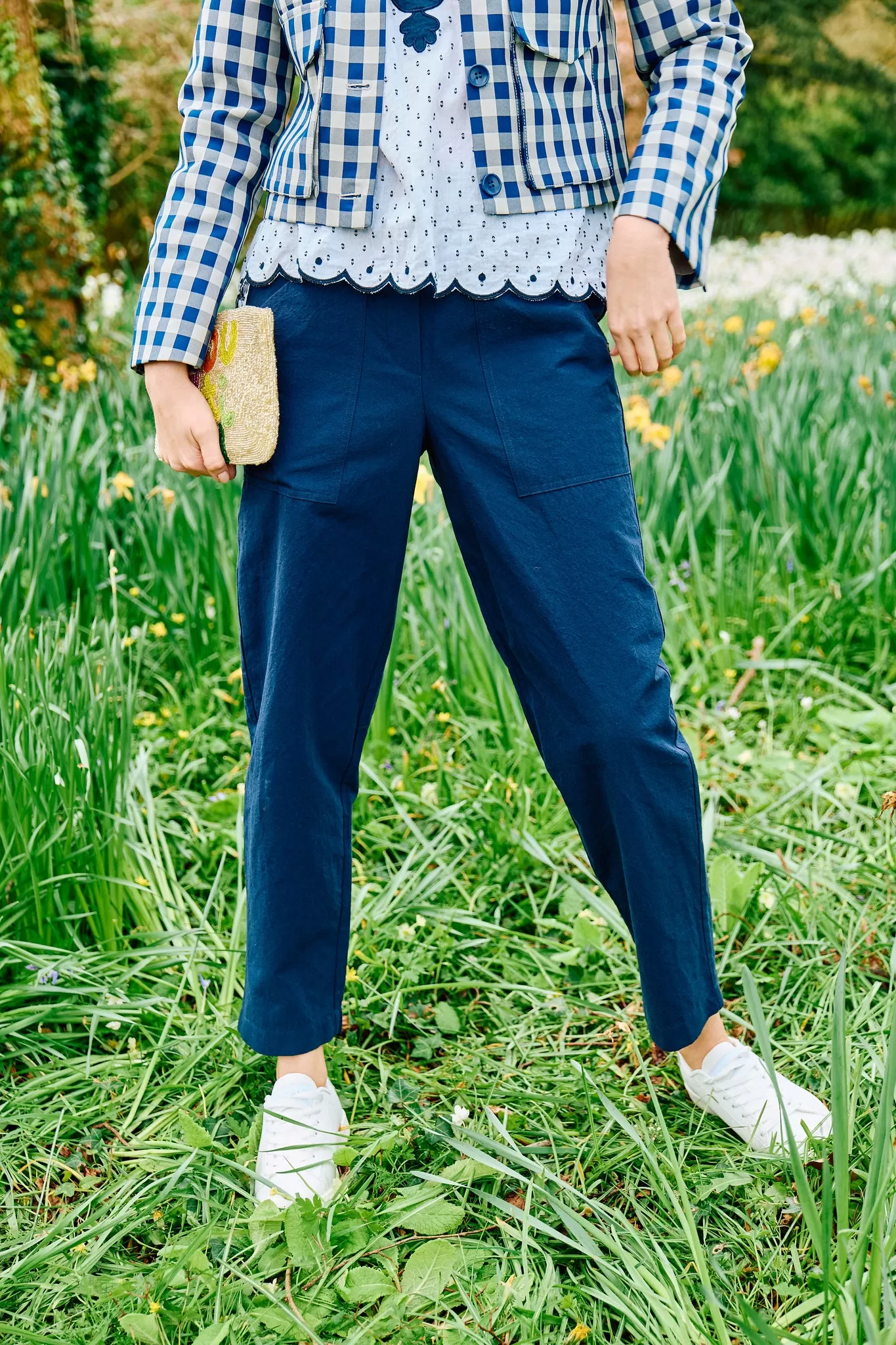 Blue Linda Trousers