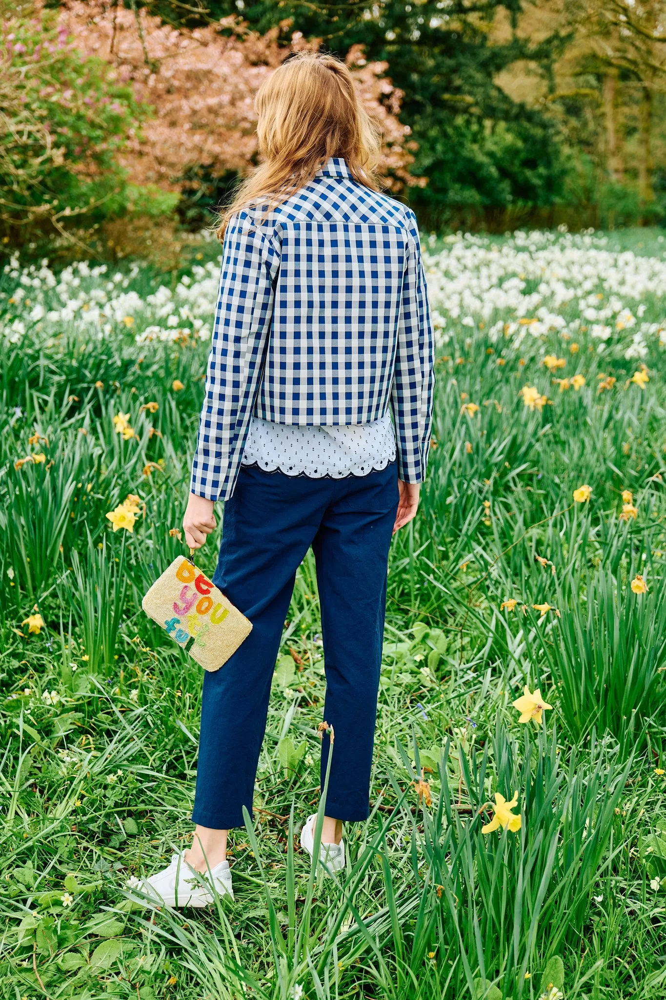 Blue Linda Trousers