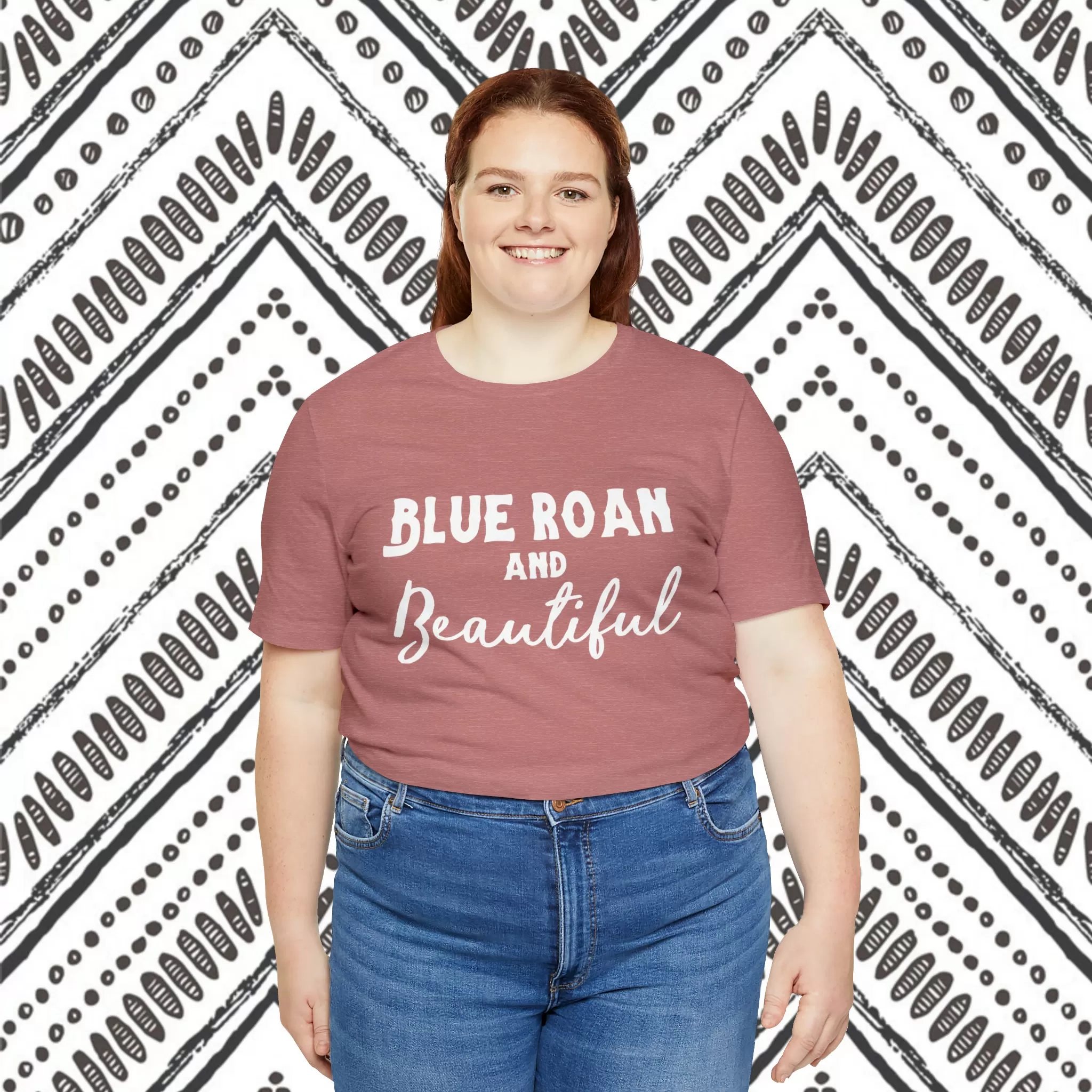 Blue Roan & Beautiful Short Sleeve Tee