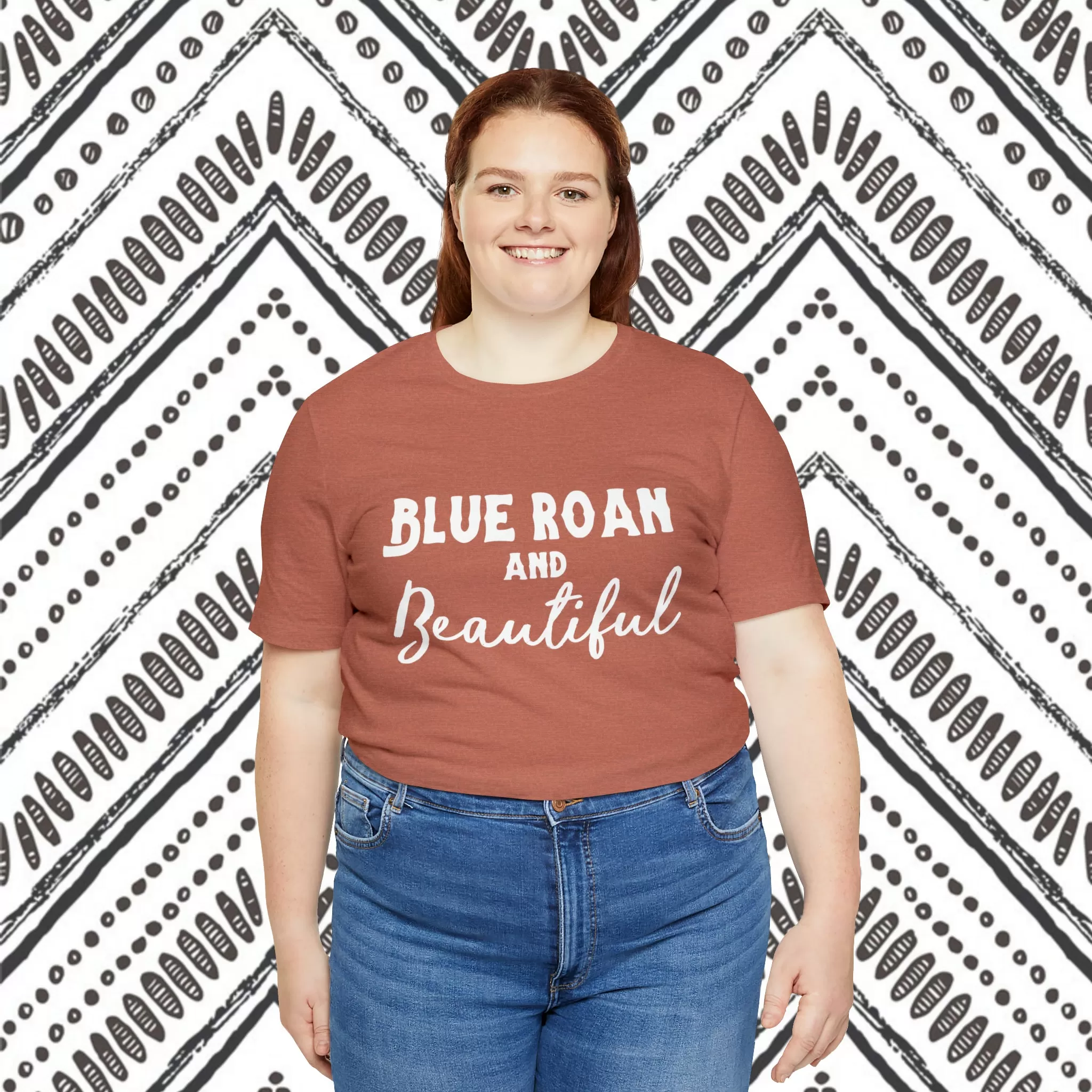 Blue Roan & Beautiful Short Sleeve Tee