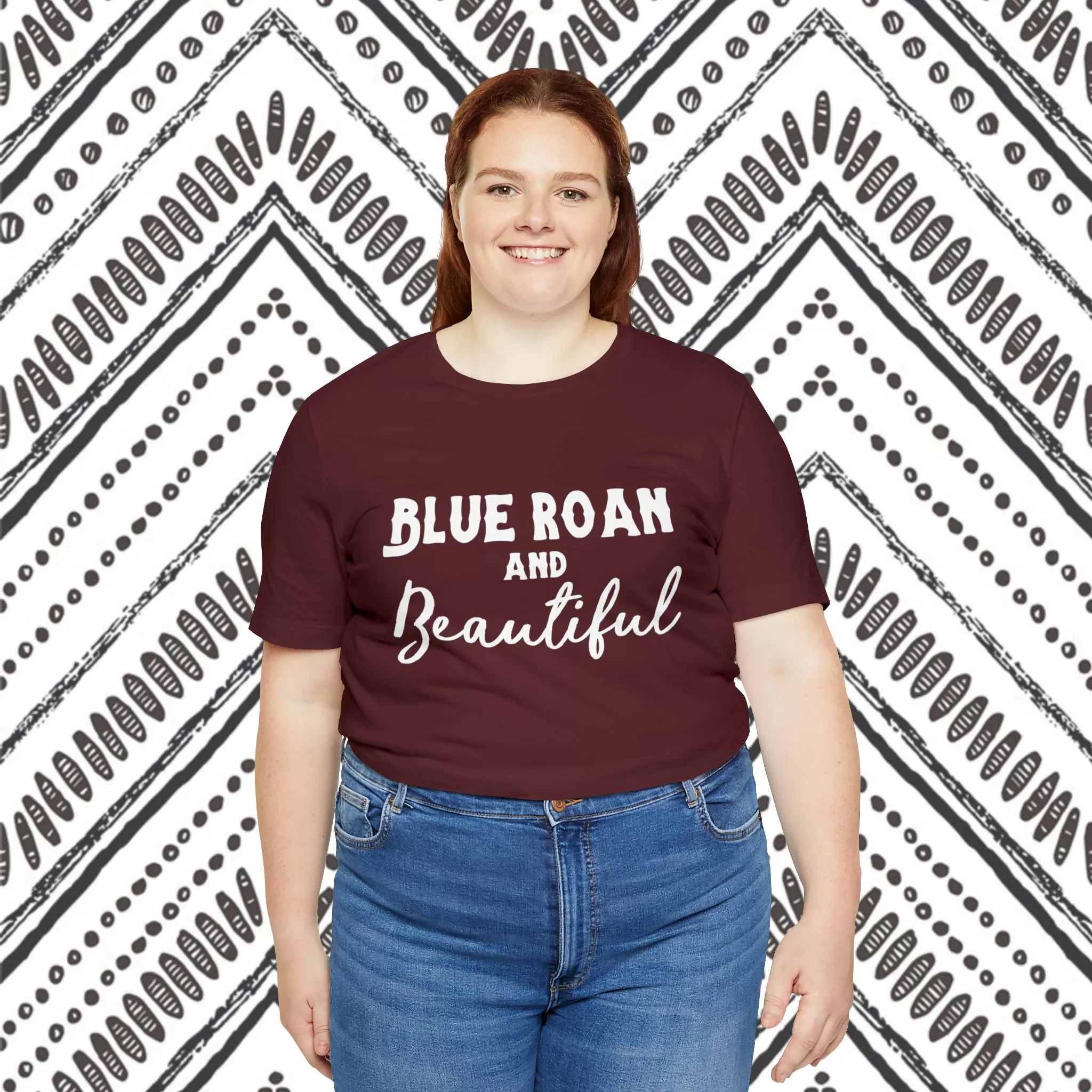 Blue Roan & Beautiful Short Sleeve Tee