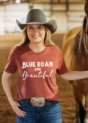 Blue Roan & Beautiful Short Sleeve Tee