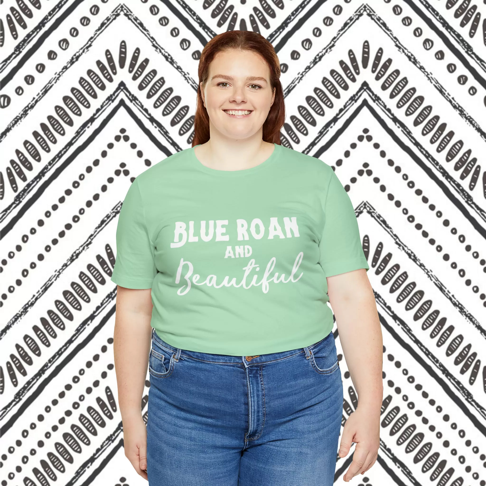 Blue Roan & Beautiful Short Sleeve Tee