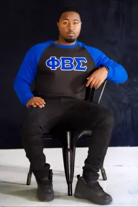 Blue/Black ΦΒΣ Chenille Sweatshirt