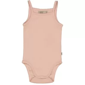 Body Sleeveless Frill - rose sand