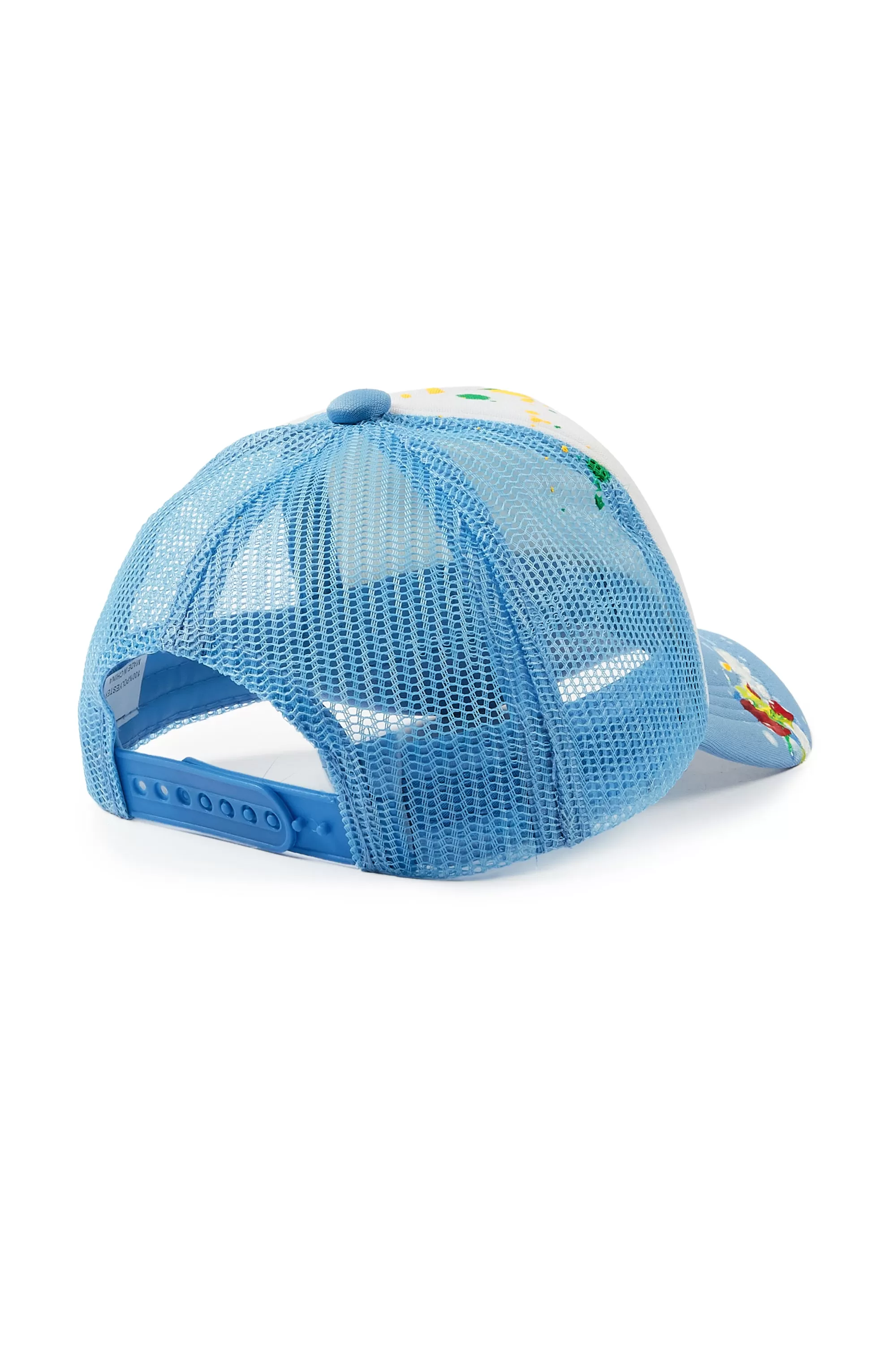 Boys Neptune White/Blue Trucker Hat