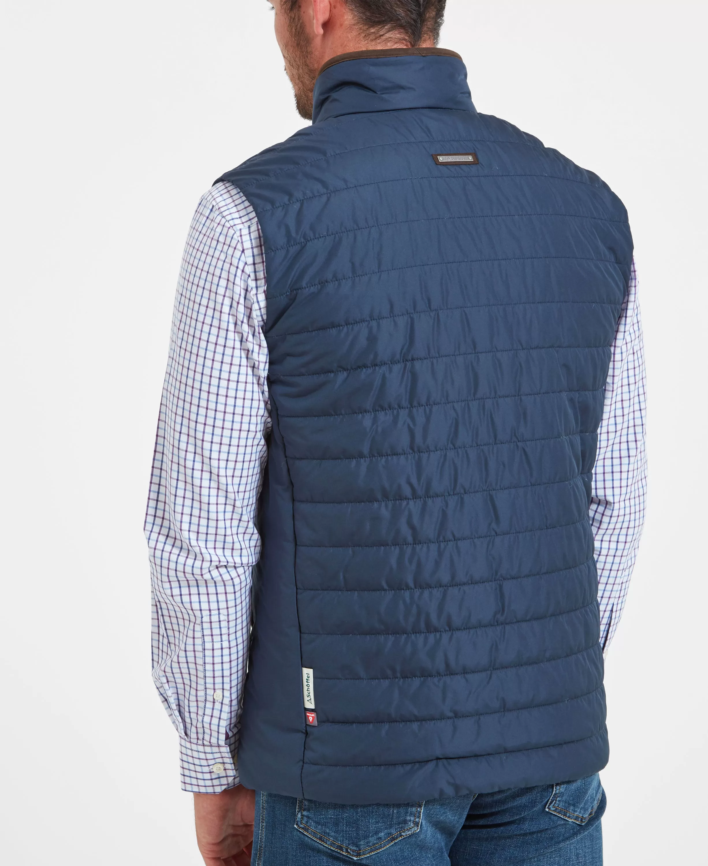 Brora Quilted Gilet - Navy