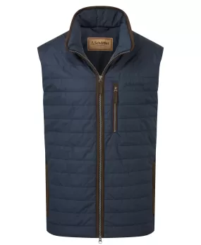 Brora Quilted Gilet - Navy