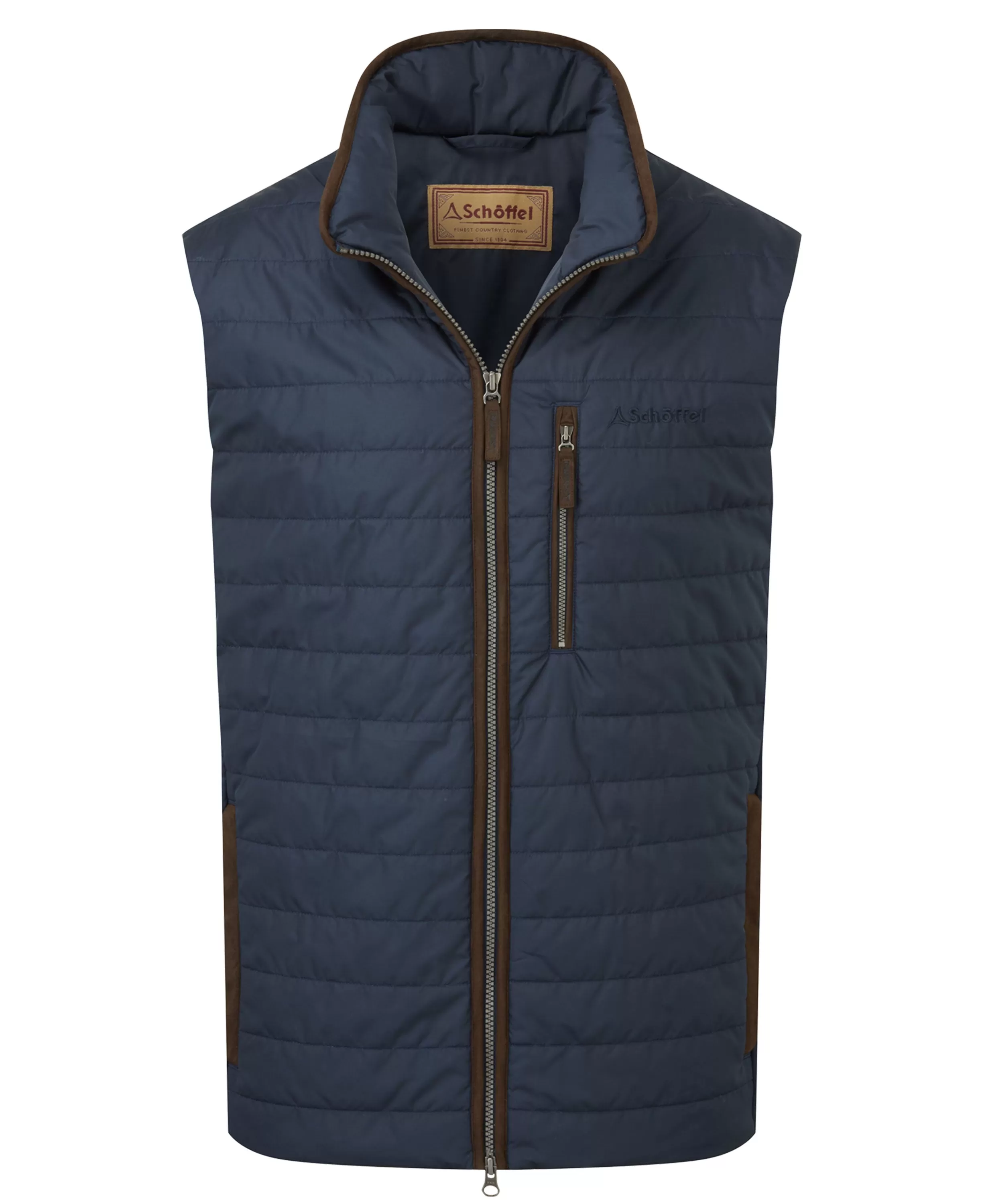 Brora Quilted Gilet - Navy