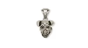 Brussels Griffon Pendant Handmade Sterling Silver Dog Jewelry GF11-P