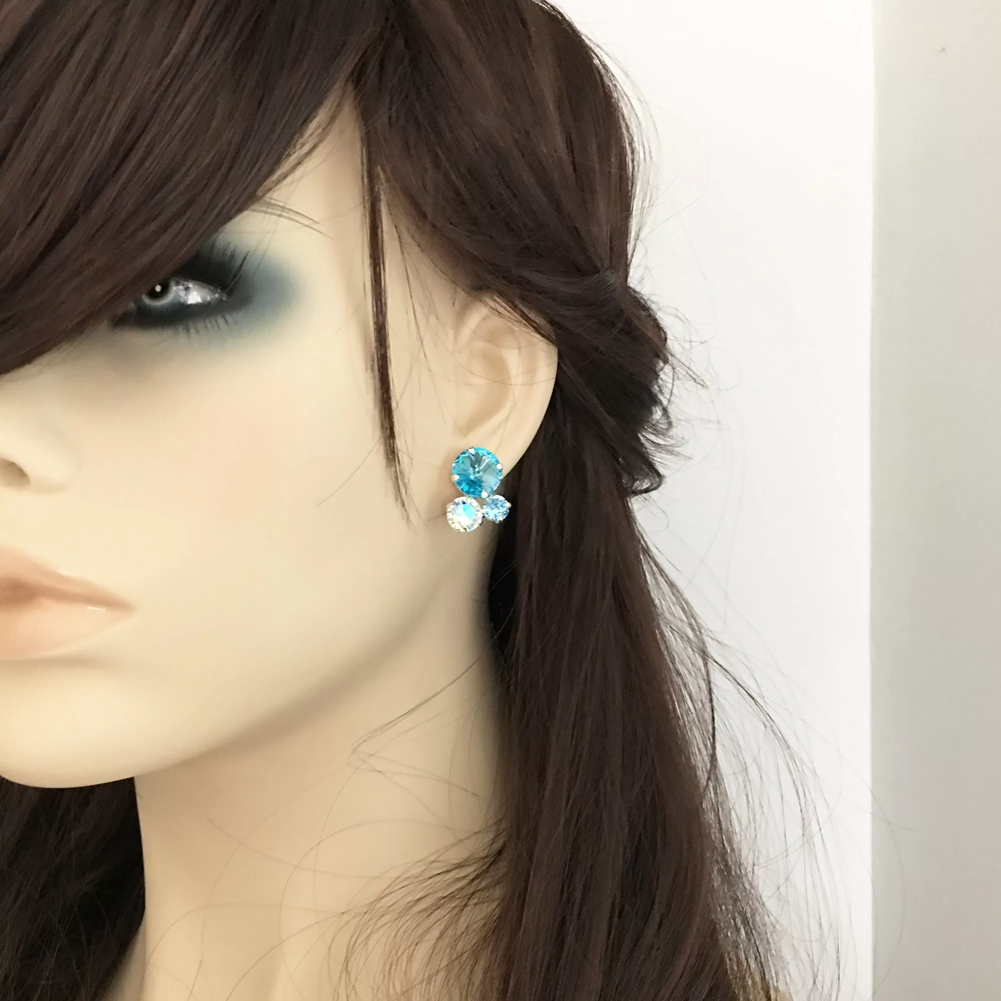 Bubble Cluster Post Earrings