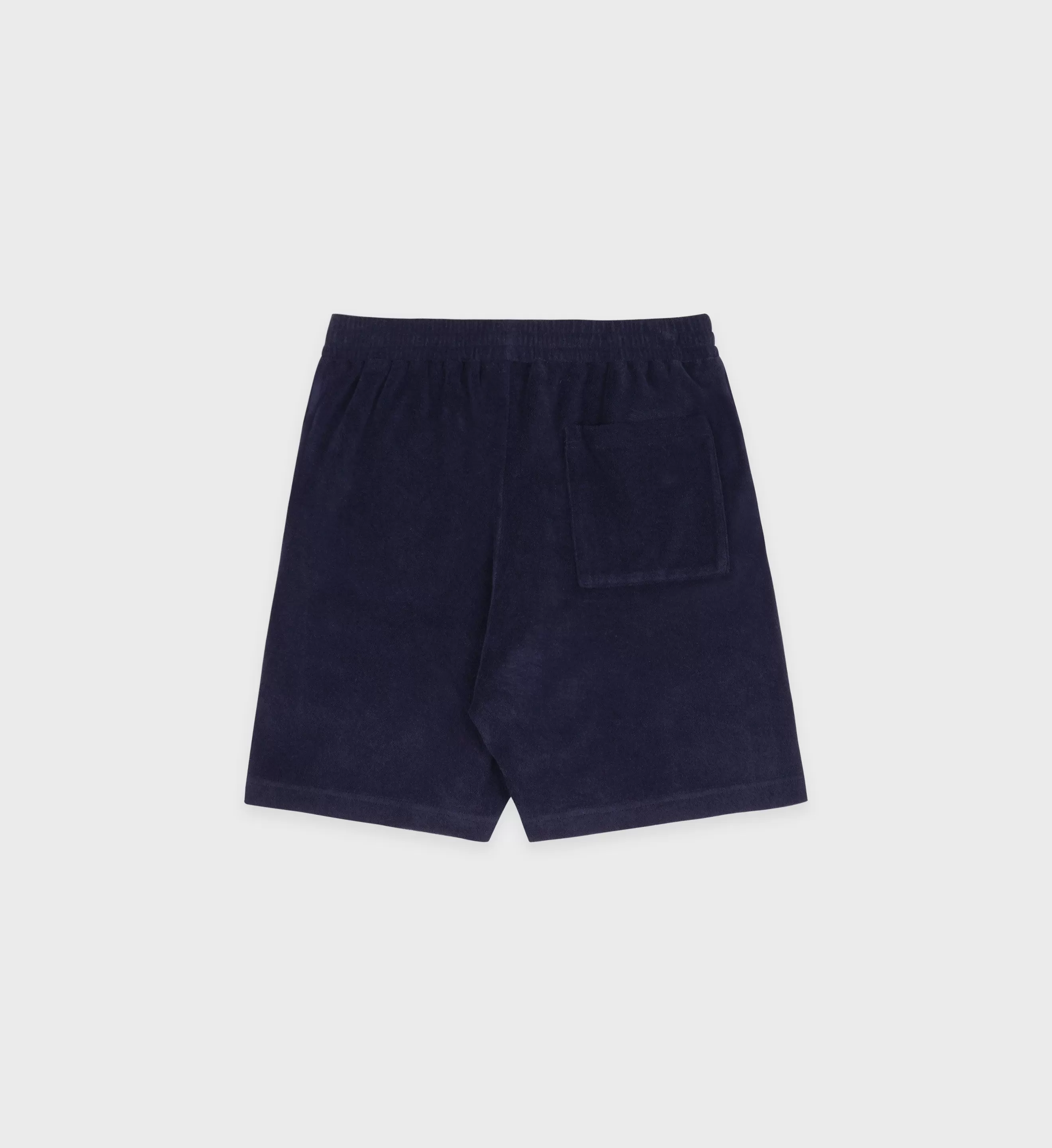 Buoy Terry Gym Short - Navy/White