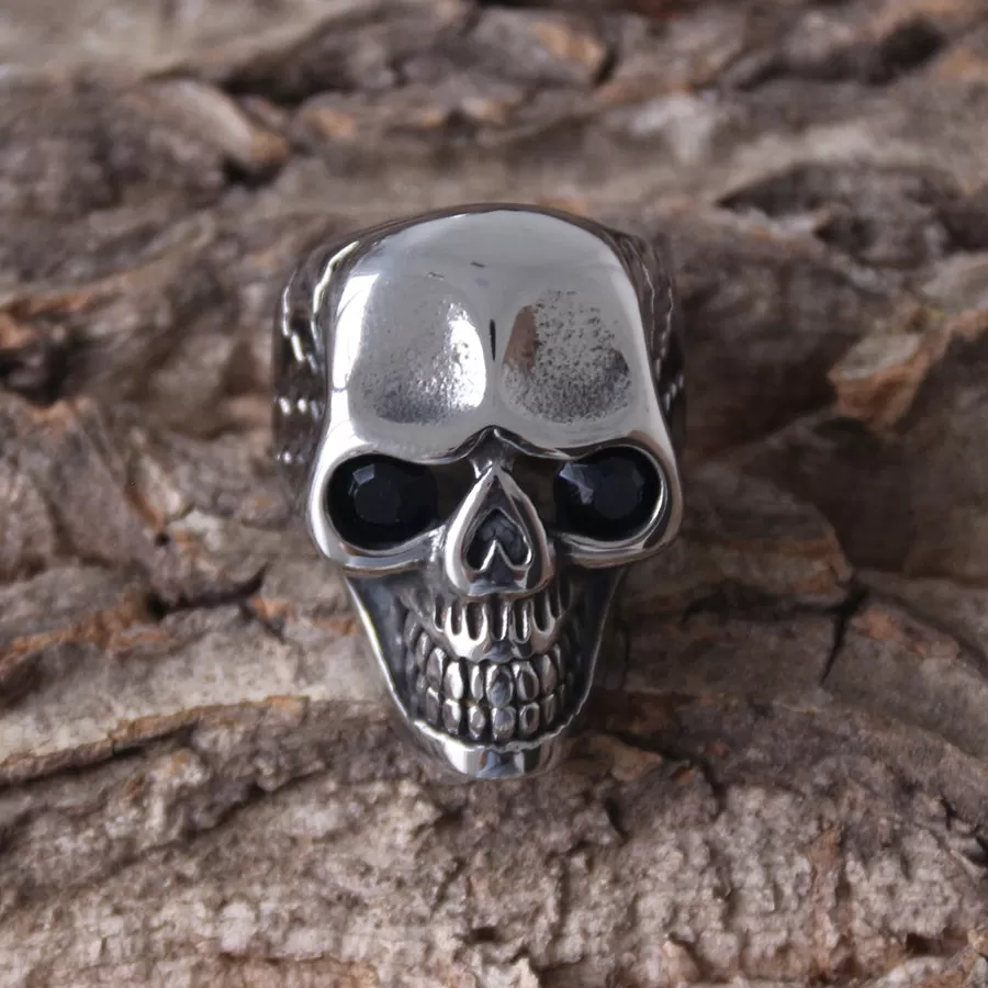 Captain Jack's Black Eye Skull Ring - R143