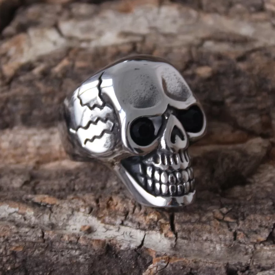 Captain Jack's Black Eye Skull Ring - R143