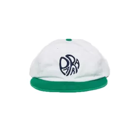 circle tweak logo 6 panel hat (off white/green)