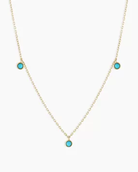 Classic Turquoise Trio Necklace