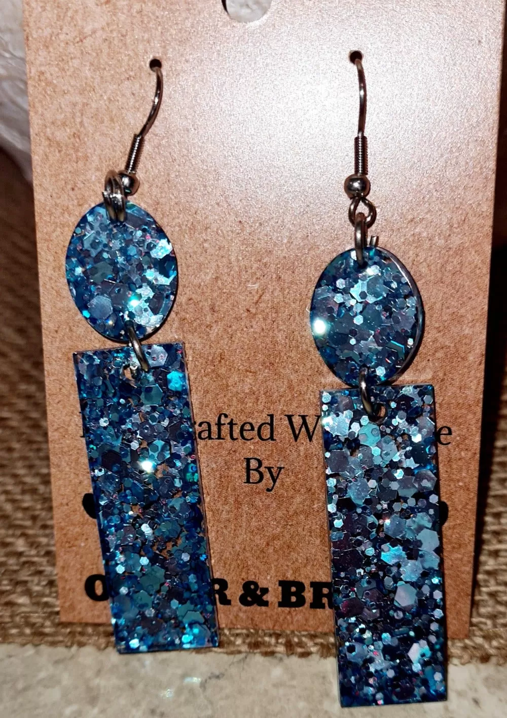 Clay & Resin Bling Handcrafted Earrings