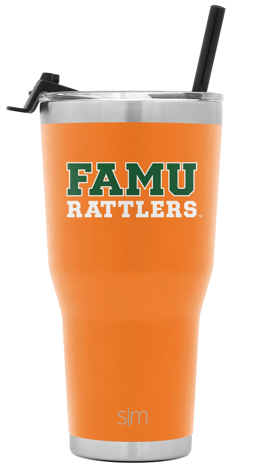 Collegiate Cruiser Tumbler with Flip Lid and Straw