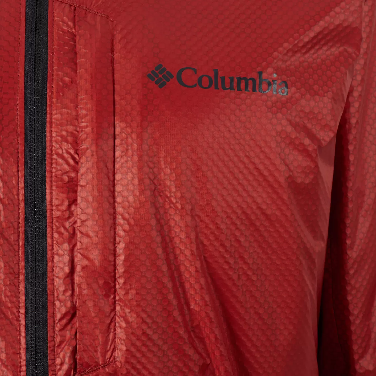 Columbia Arch Rock Double Wall Elite Hooded Insulated Jacket Warp Red