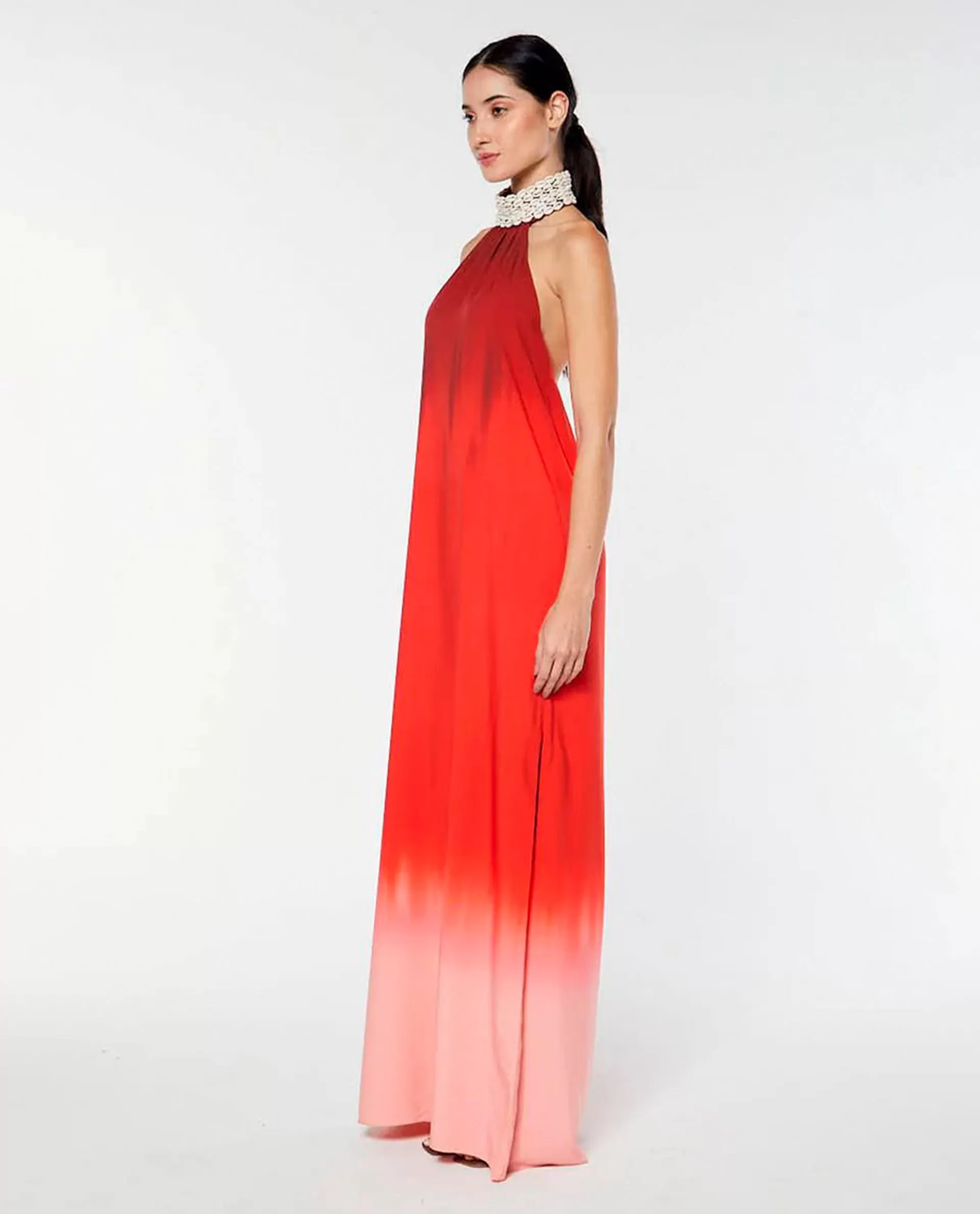 Concha Sunset Red Dress