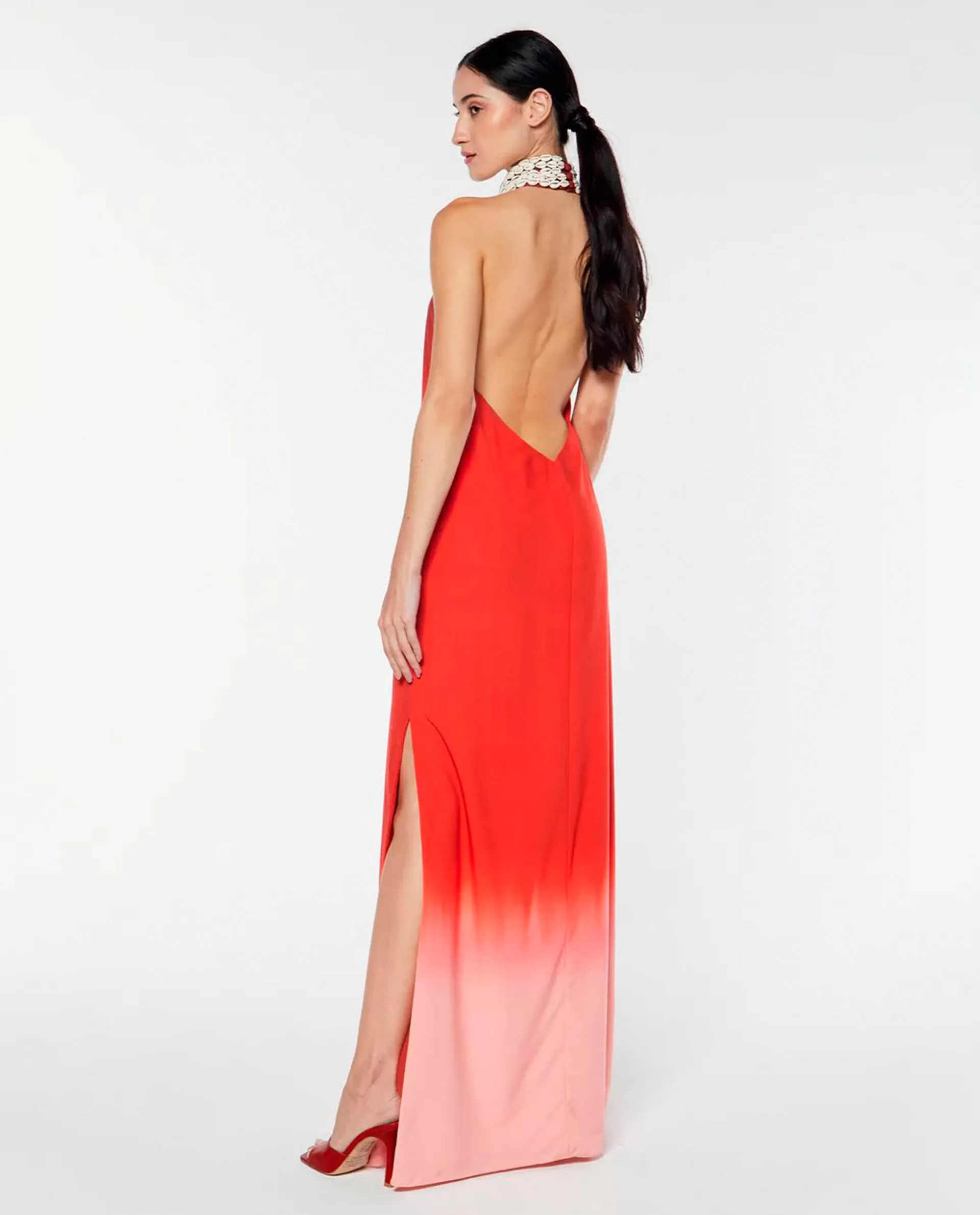 Concha Sunset Red Dress