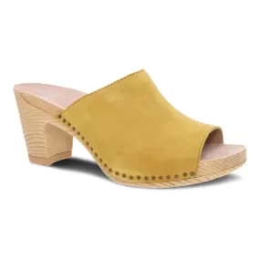 Dansko Women's Tandi Yellow Milled Nubuck