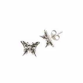 Dark Butterfly Stud