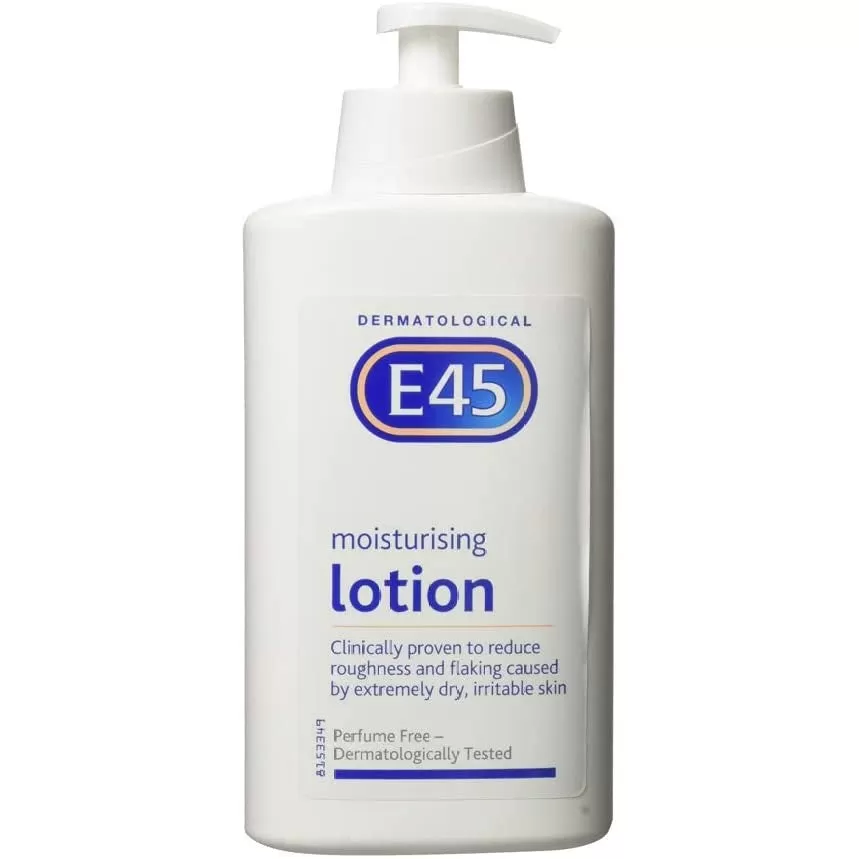 E45 Dermatological Moisturising Body Lotion for Dry Skin, 500ml