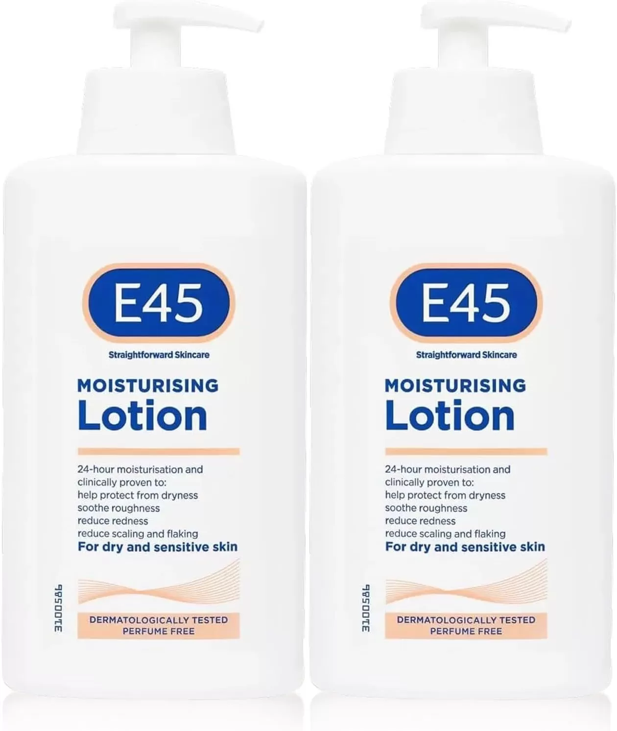 E45 Dermatological Moisturising Body Lotion for Dry Skin, 500ml