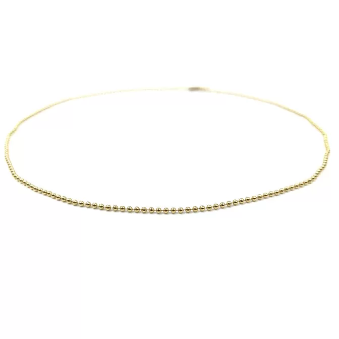 Erin Gray 14k Gold Filled 15.5 Beaded Bliss Necklace - Waterproof