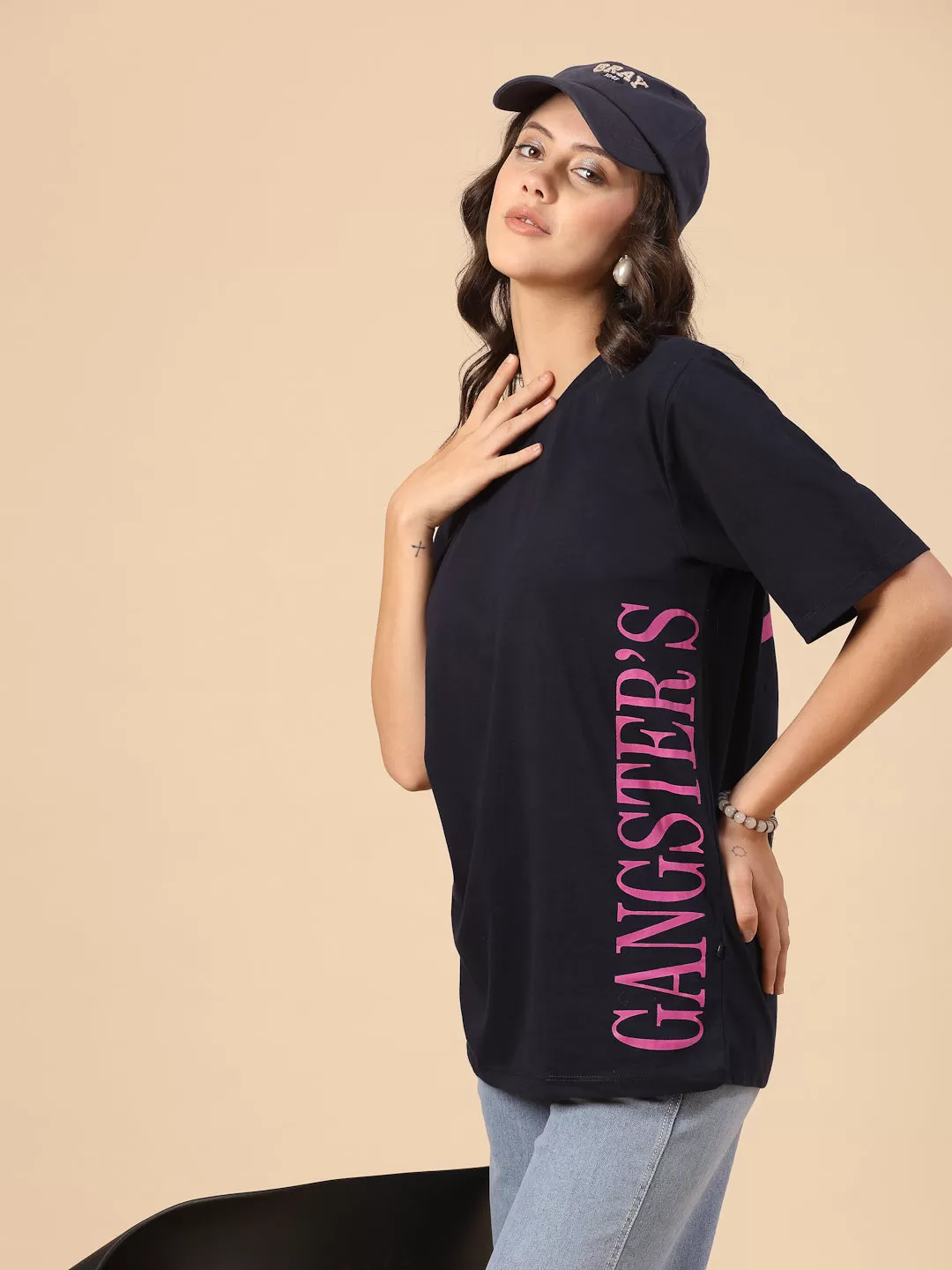 Everyday Elegance Printed Jersey T-shirt